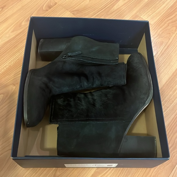 Cole Haan Zandra Bootie. Size 9.5. Black. Calf hair and suede combo. - Picture 13 of 14